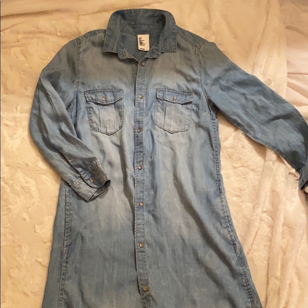 Like new chambray shirt dress